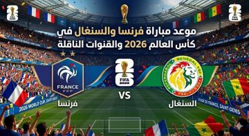 مباراة اليوم.. فرنسا ضد السنغال في كأس العالم 2026 والقنوات الناقلة