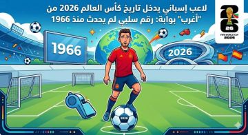 لاعب إسباني يدخل تاريخ كأس العالم 2026 من أغرب بوابة: رقم سلبي لم يحدث منذ 1966 لاعب إسباني يدخل تاريخ كأس العالم 2026 من أغرب بوابة: رقم سلبي لم يحدث منذ 1966