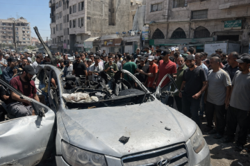 محدث الاحتلال يواصل خروقاته: 3 شهداء ومصابون في قصف مركبة وسط مدينة غزة