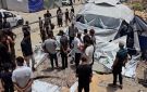 6 شهداء ومصابون بقصف إسرائيلي على خيمة وسط مدينة غزة