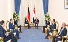 السيسي يطلب دعما ألمانيا لخطة إنهاء الحرب في غزة وإقامة الدولة الفلسطينية