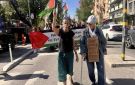 مظاهرة في ستوكهولم تنديدا بجرائم الاحتلال في فلسطين ولبنان