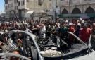 شاهد: شهداء وجرحى في قصف إسرائيلي استهدف مركبة مدنية بحي الرمال غرب غزة - ps