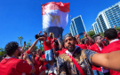 بالفيديو هتافات الجماهير المصرية في كأس العالم تشعل مشاعر المتضامنين مع فلسطين