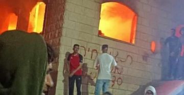 مستوطنون يحرقون منزلا غرب نابلس