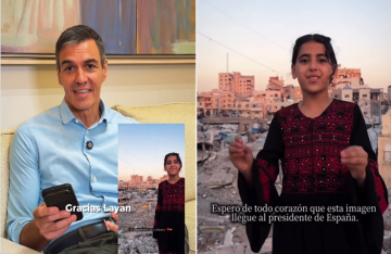 رئيس وزراء إسبانيا يرد على طفلة فلسطينية برسالة مؤثرة (فيديو) رئيس وزراء إسبانيا يرد على طفلة فلسطينية برسالة مؤثرة (فيديو)