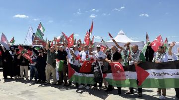 قافلة فلسطين القادمة من سربرنيتسا تصل إسطنبول قافلة فلسطين القادمة من سربرنيتسا تصل إسطنبول