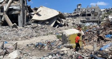 تقرير  المكعبات الصفراء تبتلع بيوت الغزيين.. توسع جديد لـ الخط الأصفر  يفرض موجة نزوح جديدة 