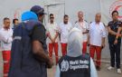بالصور إجلاء 40 مريضا و62 مرافقا للعلاج خارج قطاع غزة - ps