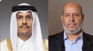 رئيس وزراء قطر يهاتف خليل الحية ويدعو لإلزام إسرائيل بتنفيذ الاتفاق رئيس وزراء قطر يهاتف خليل الحية ويدعو لإلزام إسرائيل بتنفيذ الاتفاق