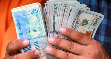 هبوط ملحوظ في سعر صرف الدولار أمام الشيكل