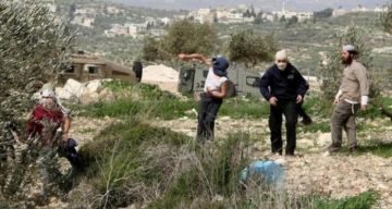 مستوطنون يعتدون على خط ناقل للمياه في يرزا والرأس الأحمر