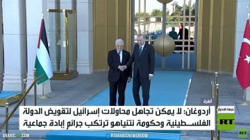 أردوغان يبحث مع عباس القضية الفلسطينية أردوغان يبحث مع عباس القضية الفلسطينية