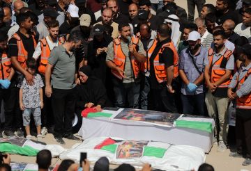 غزة.. تحالف المجتمع المدني يطالب بتحقيق دولي مع تشييع 50 ضحية في القطاع