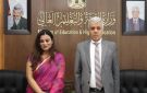 برهم يبحث مع ممثلة الهند لدى فلسطين واقع التعليم وآفاق التعاون المشترك