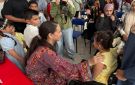  السفيرة ابو عمارة تلتقي مع عائلات الجرحى والمرضى المجلين في مدينة بادوفا الإيطالية