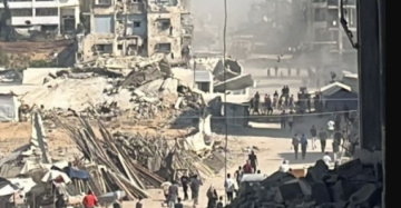 شهيدان وإصابات في غارة إسرائيلية على مواطنين بحي الشيخ رضوان شهيدان وإصابات في غارة إسرائيلية على مواطنين بحي الشيخ رضوان