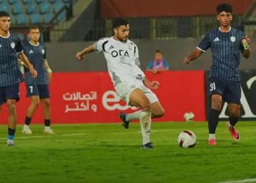 نبهان يسجل هدفه الأول في الدوري المصري