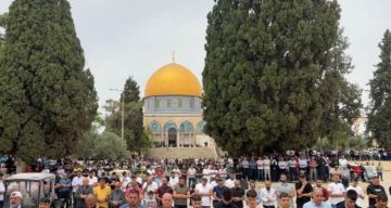 بالفيديو عشرات الآلاف يؤدون صلاة الجمعة في الأقصى رغم عراقيل الاحتلال بالفيديو عشرات الآلاف يؤدون صلاة الجمعة في الأقصى رغم عراقيل الاحتلال