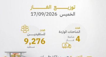 رابط فحص دخول 4 شاحنات غاز لقطاع غزة رابط فحص دخول 4 شاحنات غاز لقطاع غزة