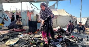 محدث إصابات بقصف إسرائيلي استهدف خيمة لنازحين في مخيم النصيرات محدث إصابات بقصف إسرائيلي استهدف خيمة لنازحين في مخيم النصيرات