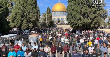 رغم القيود المشدد.. أكثر من 75 ألف مصل أدوا صلاة الجمعة في الأقصى رغم القيود المشدد.. أكثر من 75 ألف مصل أدوا صلاة الجمعة في الأقصى