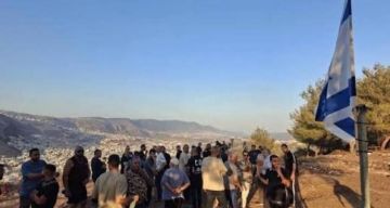 مظاهرة في مجد الكروم رفضا لإقامة بؤرة استيطانية بأراضيها