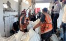 انتشال جثامين 14 شهيدا من أسفل أنقاض عمارة التاج بغزة