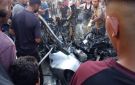 بالصور شهيدان بينهما طفلة و6 إصابات في غارة إسرائيلية غربي مدينة غزة