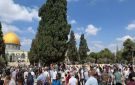 بالفيديو والصور عشرات الآلاف يؤدون صلاة الجمعة في باحات المسجد الأقصى المبارك - ps