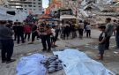 عشرات القتلى والجرحى والمفقودين بانهيار مبنى في غزة