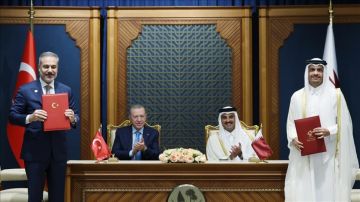 تركيا وقطر توقعان سلسلة من الاتفاقيات في الدوحة تركيا وقطر توقعان سلسلة من الاتفاقيات في الدوحة