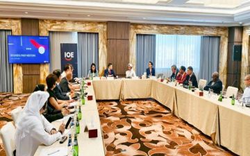 غرفة قطر تعقد اجتماعا تنسيقيا مع المنظمة الدولية لأصحاب العمل