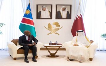 أمير قطر يتلقى رسالة خطية من رئيسة نامبيا أمير قطر يتلقى رسالة خطية من رئيسة نامبيا