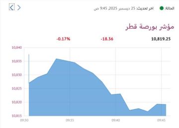 بورصة قطر تنخفض في المستهل و بلدنا الأنشط تداولا