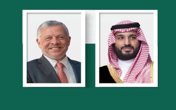 ولي العهد السعودي وملك الأردن يؤكدان مساندة قطر لحماية أمنها وسيادتها