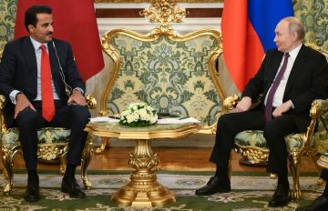 الكرملين: أمير قطر أعرب لبوتين عن امتنانه لروسيا على دعم دول المنطقة الكرملين: أمير قطر أعرب لبوتين عن امتنانه لروسيا على دعم دول المنطقة