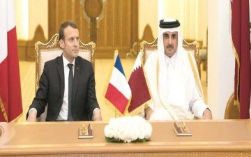 أمير قطر وماكرون يبحثان سبل استقرار إمدادات الطاقة وحماية الملاحة البحرية