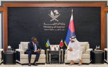 أمير قطر يتلقى رسالة خطية من رئيس روندا