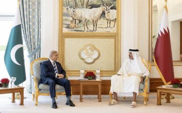 أمير قطر يبحث مستجدات الأوضاع الإقليمية مع رئيس وزراء باكستان