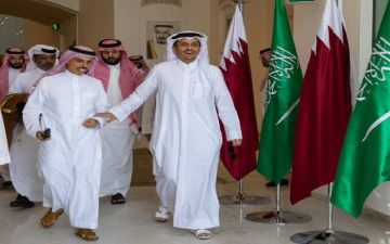 وزيرا خارجية السعودية وقطر يبحثان مستجدات الأوضاع بالمنطقة وزيرا خارجية السعودية وقطر يبحثان مستجدات الأوضاع بالمنطقة