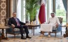 أمير قطر يناقش تطورات الأوضاع في المنطقة مع وزير الخارجية التركي