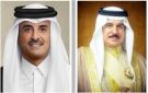 ملك البحرين وأمير قطر يبحثان تطورات المنطقة والعلاقات بين البلدين