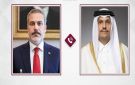 رئيس وزراء قطر ووزير الخارجية التركي يبحثان جهود تعزيز أمن واستقرار المنطقة