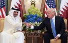 ترامب وأمير قطر يبحثان تعزيز الحلول الدبلوماسية للأزمة الأمريكية الإيرانية