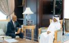 أمير قطر يتلقى رسالة من رئيس المالديف تتصل بالعلاقات الثنائية