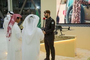القوات الخاصة للأمن البيئي تشارك في معرض الصقور والصيد السعودي الدولي 2025