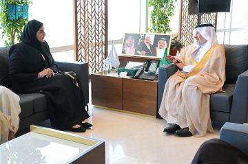 الدكتور عبدالله الربيعة يستقبل وزير الدولة للتعاون الدولي بوزارة الخارجية القطرية الدكتور عبدالله الربيعة يستقبل وزير الدولة للتعاون الدولي بوزارة الخارجية القطرية