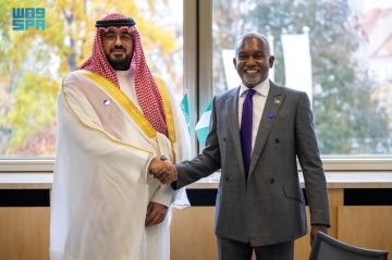 وزير الاقتصاد والتخطيط يجتمع مع وزير خارجية نيجيريا وزير الاقتصاد والتخطيط يجتمع مع وزير خارجية نيجيريا