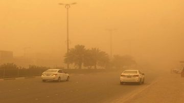 الأرصاد: رياح نشطة على منطقة تبوك سرعنها 49 كم ساعة